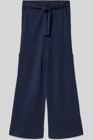 QS by s.Oliver Loose Fit Weite Hose aus Viskose-Mix in , Größe 104