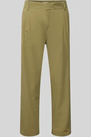 Drykorn Tapered Fit Bundfaltenhose mit elastischem Bund Modell 