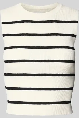 ONLY Slim Fit Crop Top aus Viskose-Mix Modell 