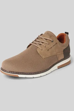 TOM TAILOR Low Top Sneaker im Knitted Look mit hochwertigen Kunstleder-Applikationen in , Größe 40