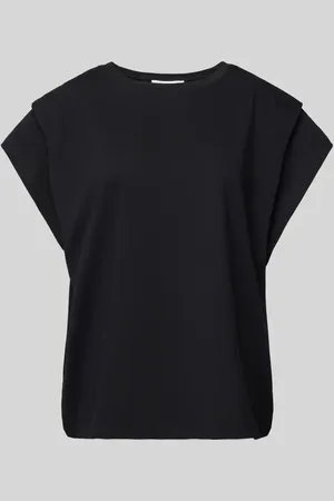 Bash T-Shirt mit geripptem Rundhalsausschnitt in , Größe 34