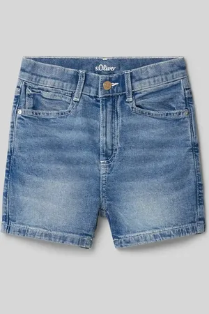 QS by s.Oliver Slim Fit Jeansshorts aus Baumwoll-Mix Modell 