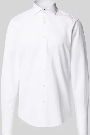 HUGO BOSS Slim Fit Business-Hemd mit Haifischkragen in , Größe 40