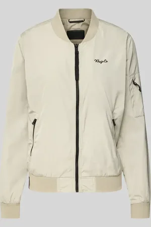 Khujo Bomberjacke mit Label-Print Modell 