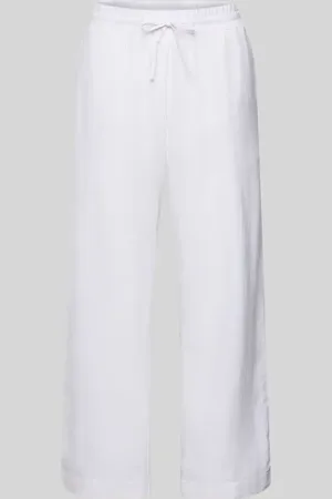 Freequent Straight Leg Leinenhose mit Eingrifftaschen Modell 