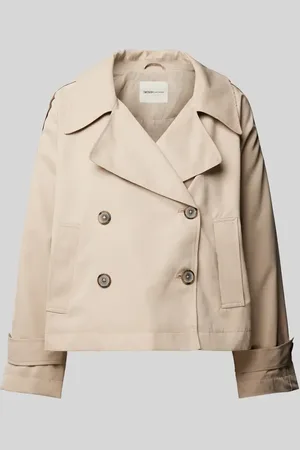 TOM TAILOR Relaxed Fit Kurzmantel im Trenchcoat Style in , Größe L