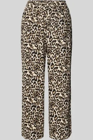 B YOUNG Leinenhose mit elastischem Bund Modell 