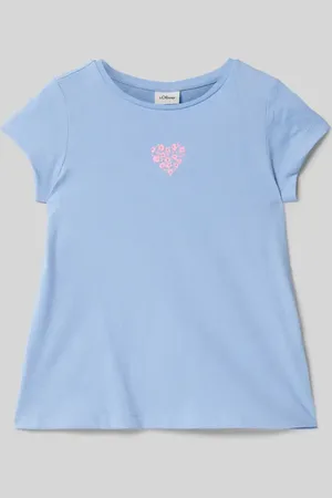 QS by s.Oliver Regular Fit T-Shirt aus reiner Baumwolle in , Größe 116