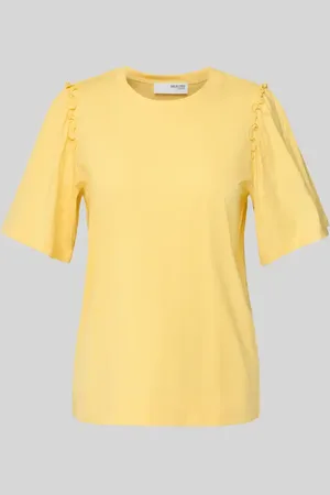 SELECTED T-Shirt mit Raffungen Modell 