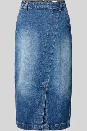 B YOUNG Jeansrock in Wickel-Optik Modell 