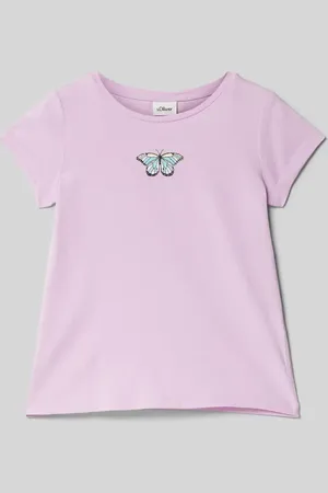 QS by s.Oliver Regular Fit T-Shirt aus reiner Baumwolle in , Größe 116