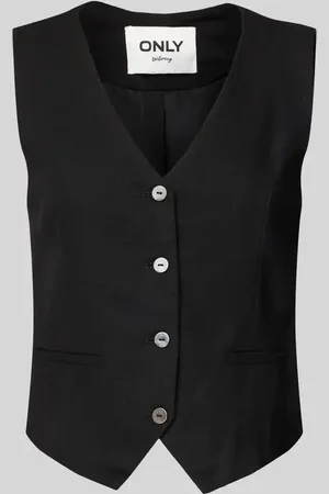 ONLY Regular Fit Weste mit Cinch-Bändern Modell 