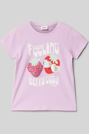 QS by s.Oliver Regular Fit T-Shirt aus reiner Baumwolle in , Größe 104