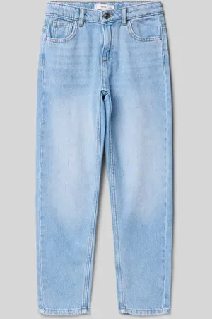 MANGO Tapered Fit Jeans im 5-Pocket-Design in , Größe 122