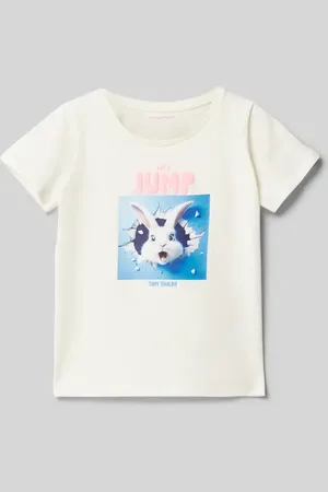TOM TAILOR Regular Fit T-Shirt aus reiner Baumwolle mit Motiv-Print in , Größe 104