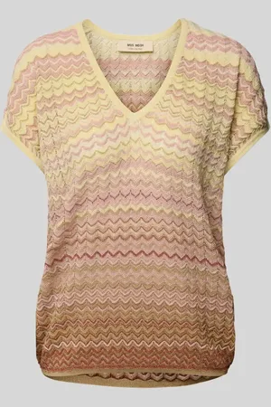 Mos Mosh Strickshirt mit V-Ausschnitt Modell 