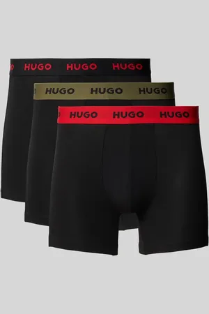 HUGO BOSS Boxershorts mit elastischem Logo-Bund im 3er-Pack in , Größe L