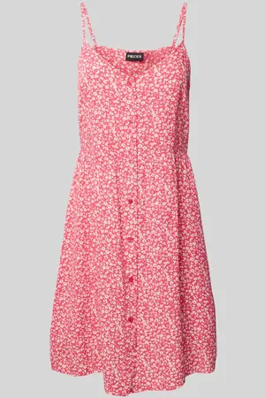 Pieces® Fließendes Freizeitkleid mit Allover-Muster Modell 