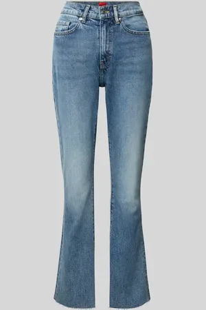 HUGO BOSS Flared Jeans mit 5-Pocket-Design in , Größe 28/32