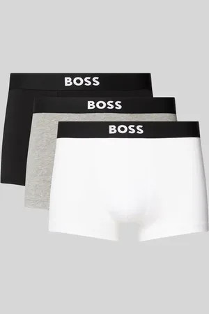 HUGO BOSS Trunks mit elastischem Logo-Bund im 3er-Pack Modell 