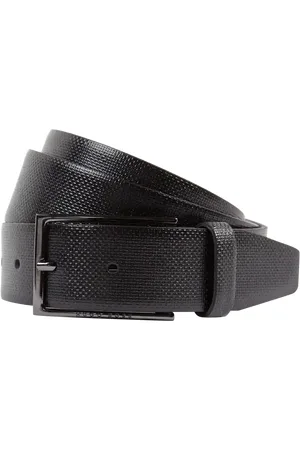 HUGO BOSS Ledergürtel mit Dornschließe in , Größe 80