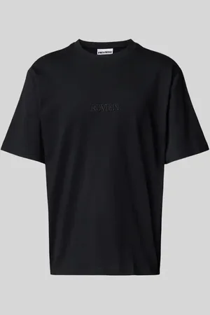 Review T-Shirt mit Label-Stitching in , Größe L