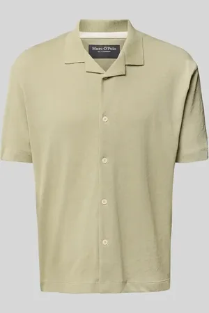 Marc O’ Polo Regular Fit Poloshirt aus Baumwoll-Leinen-Mix in , Größe L