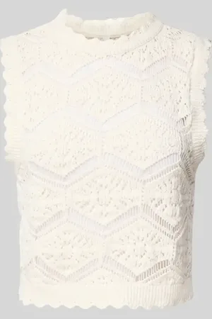 ONLY Regular Fit Stricktop aus Baumwoll-Mix Modell 