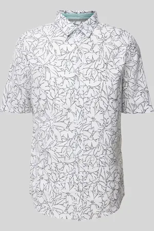 TOM TAILOR Regular Fit Freizeithemd aus Leinen-Baumwoll-Mix in , Größe L