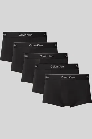 Calvin Klein Trunks mit elastischem Label-Bund im 5er-Pack in , Größe L