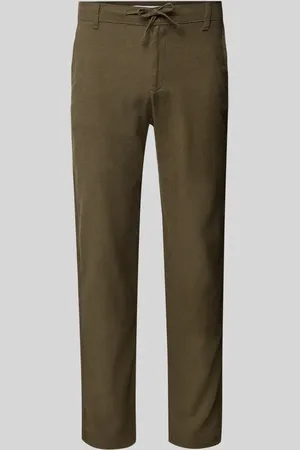 SELECTED Slim Tapered Fit Hose mit Tunnelzug Modell 