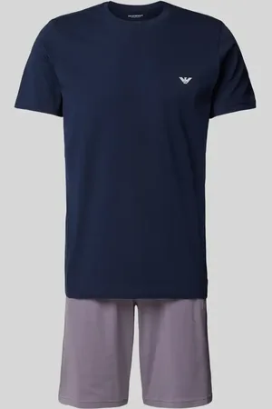Emporio Armani Pyjama mit Label-Print in , Größe L