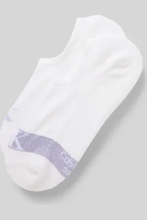 Calvin Klein Füßlinge mit elastischem Rippenbündchen im 2er-Pack in , Größe 35-38