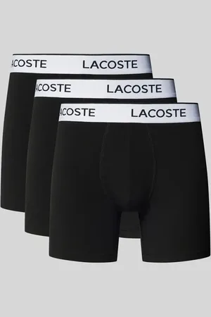 Lacoste Boxershorts mit elastischem Label-Bund im 3er-Pack in , Größe L