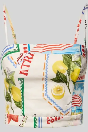 Forever New Leinentop mit Karree-Ausschnitt Modell 