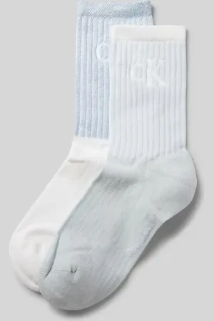 Calvin Klein Socken mit elastischem Rippenbündchen im 2er-Pack in , Größe 35-38