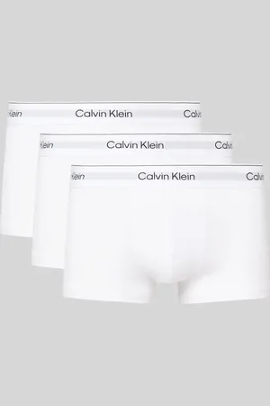 Calvin Klein Trunks mit elastischem Label-Bund im 3er-Pack in , Größe M