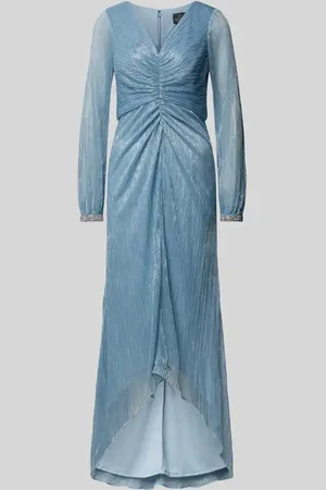 Adrianna Papell Maxikleid mit V-Ausschnitt und Raffungen in , Größe 46