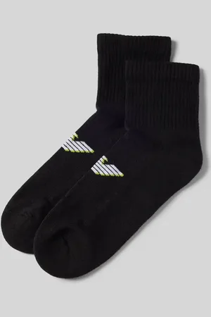 Emporio Armani Socken mit Label-Print im 2er-Pack in , Größe 40-46