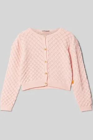 Steiff Strickjacke mit gerippten Abschlüssen in , Größe 104