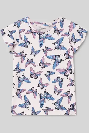 NAME IT T-Shirt mit Volants in , Größe 104