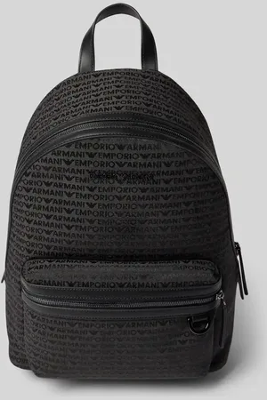 Emporio Armani Rucksack mit Label-Print in , Größe 1