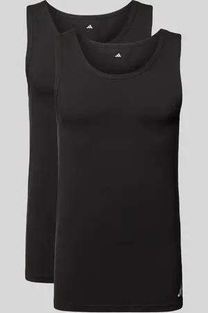 adidas Tanktop mit Label-Print im 2er-Pack in , Größe L