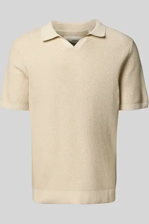 JACK & JONES Regular Fit Poloshirt mit V-Ausschnitt Modell 