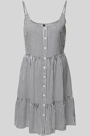 VERO MODA Loose Fit A-Linien-Kleid aus reiner Viskose Modell 
