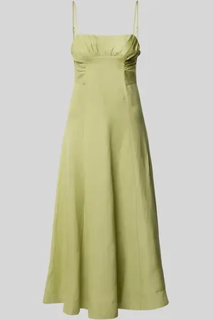 Forever New Leinenabendkleid mit verstellbaren Spaghettiträgern in , Größe 32