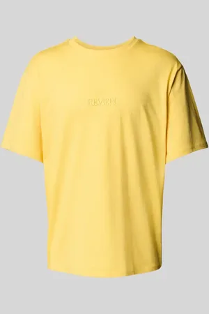 Review T-Shirt mit Label-Stitching in , Größe L