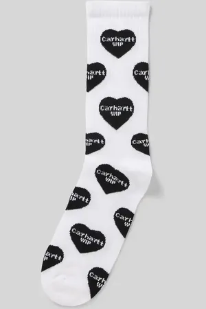 Carhartt Socken mit Label-Motiv-Prints in , Größe 40-46
