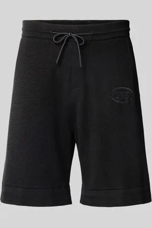 HUGO BOSS Sweatshorts mit Label-Stitching Modell 