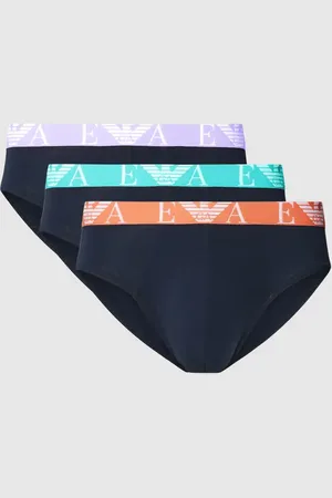 Emporio Armani Slip mit elastischem Label-Bund im 3er-Pack in , Größe L